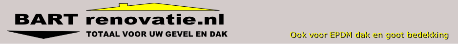 Ook voor EPDM dak en goot bedekking
